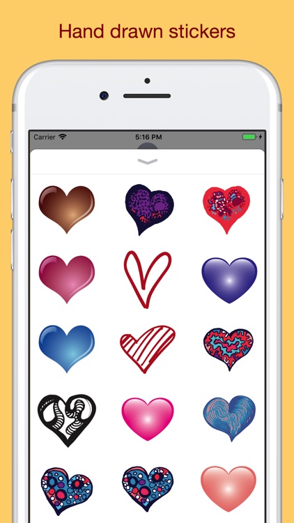 Hearts - Hand drawn pack