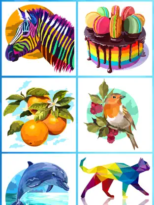 Captura de Pantalla 2 Colorear libro por números iphone