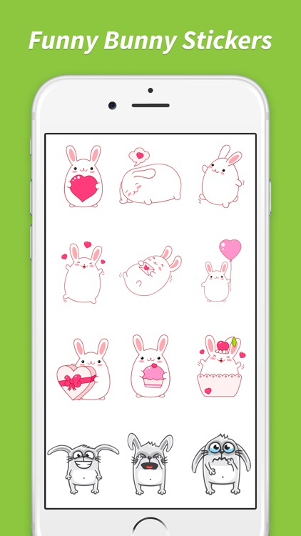 Bunny Love Stickers screenshot-3
