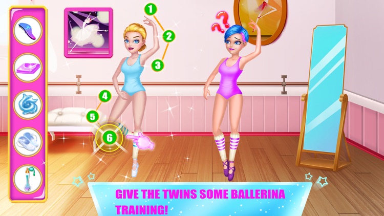 Twin Sisters Ballerina Dance