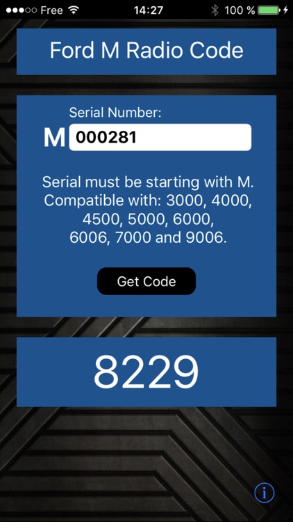 Ford Radio Code M Series Generator Android and iOS - OBDHighTech