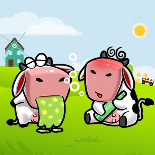 Stupid Cow Boy Couple Animated Icon