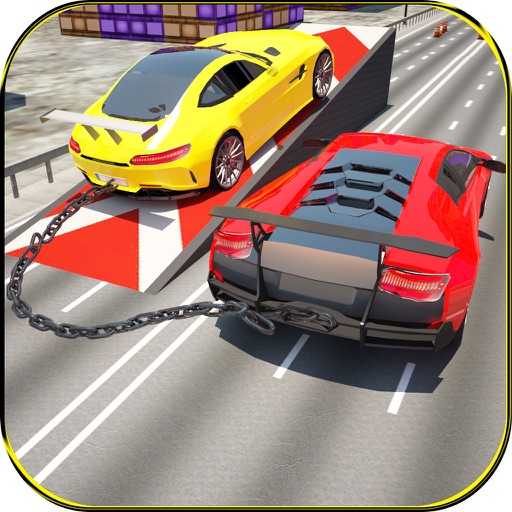 Hybrid Chained Car Racing icon