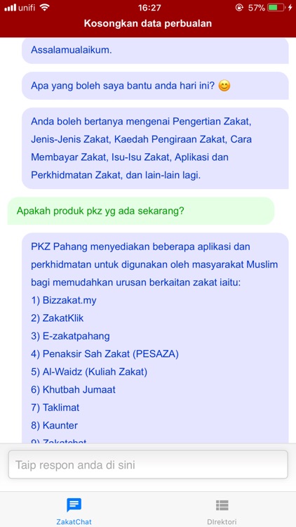 Zakatchat By Pusat Kutipan Zakat Pahang