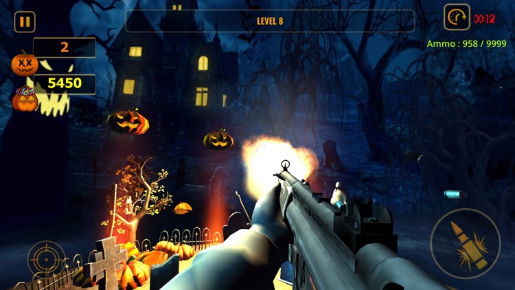 Pumpkin Shooter Game 3D screenshot-4