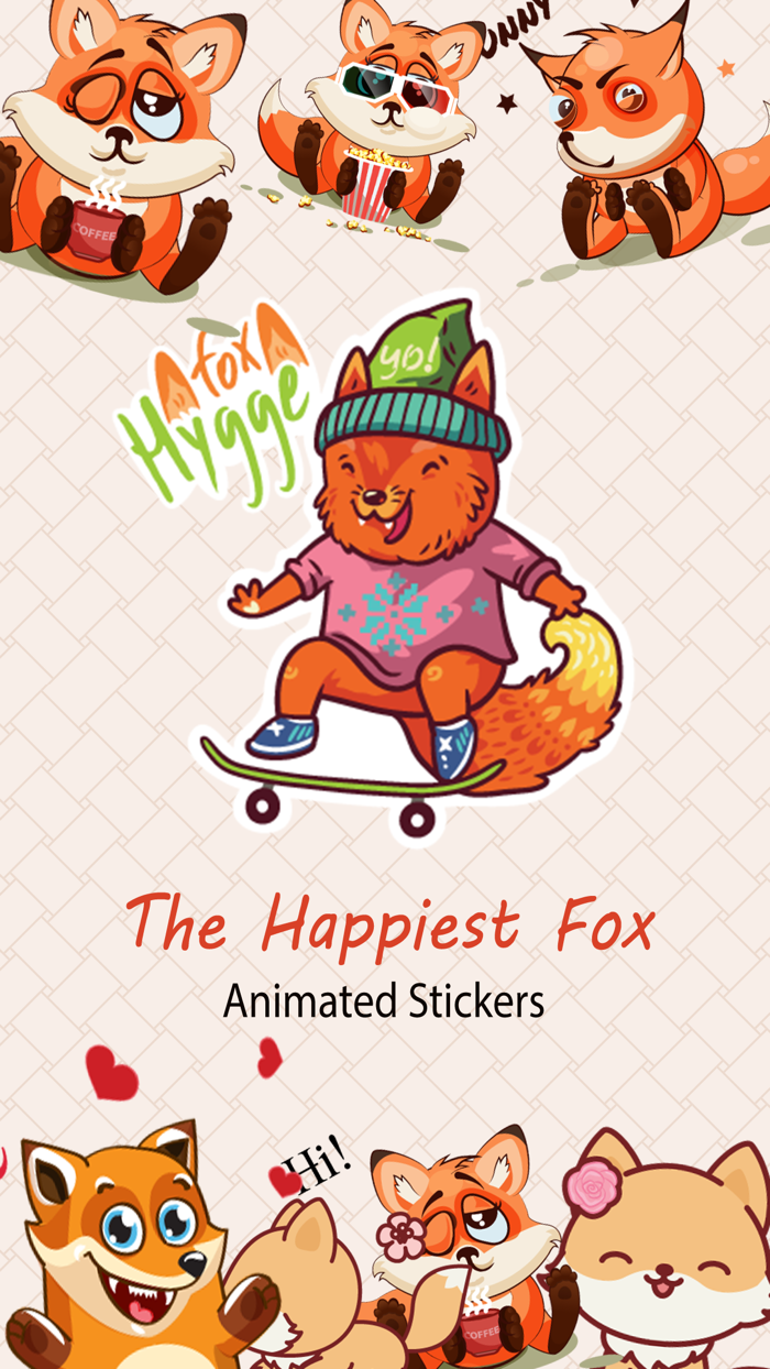 Cute Fox Stickers