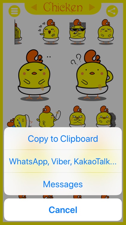 Chicken - Animated Stickers