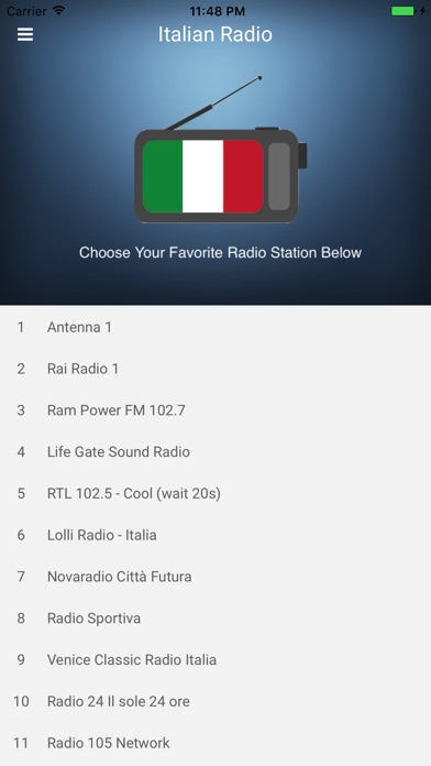 Italy Radio Station Italian FM screenshot 4