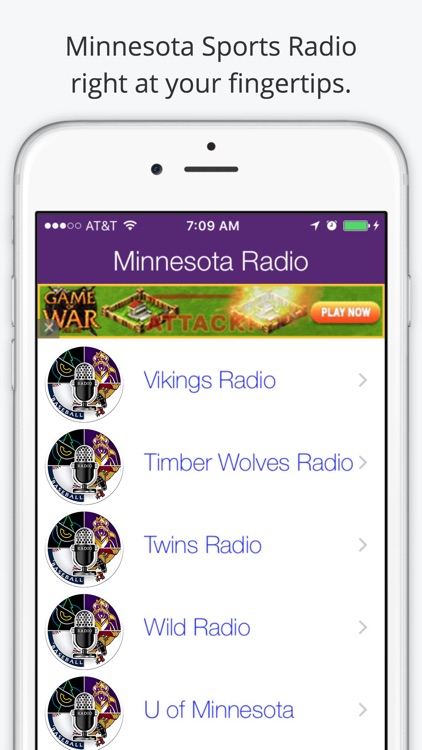 Minnesota GameDay Radio for Vikings Twins & Wild