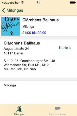 Hoy Milonga Berlin screenshot 3