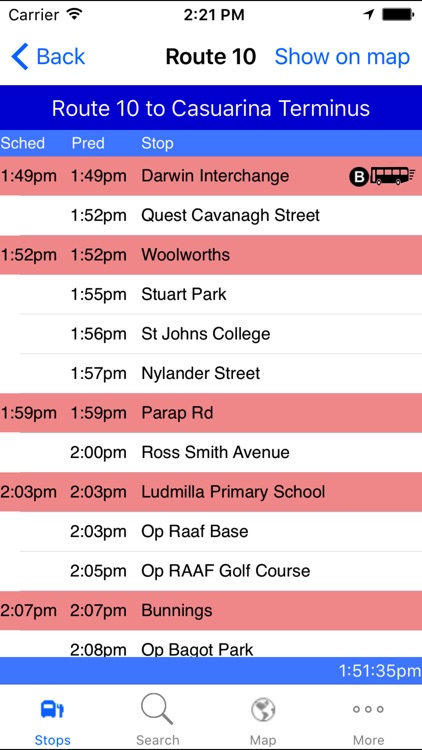 NT Bus Tracker screenshot-3