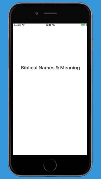 Biblical Names & Meaning