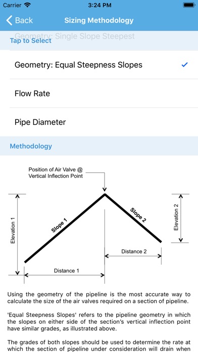 Nuvent Air Valve Sizing screenshot 3