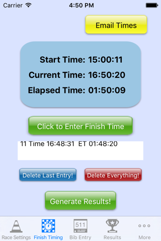 RaceTiming screenshot 4