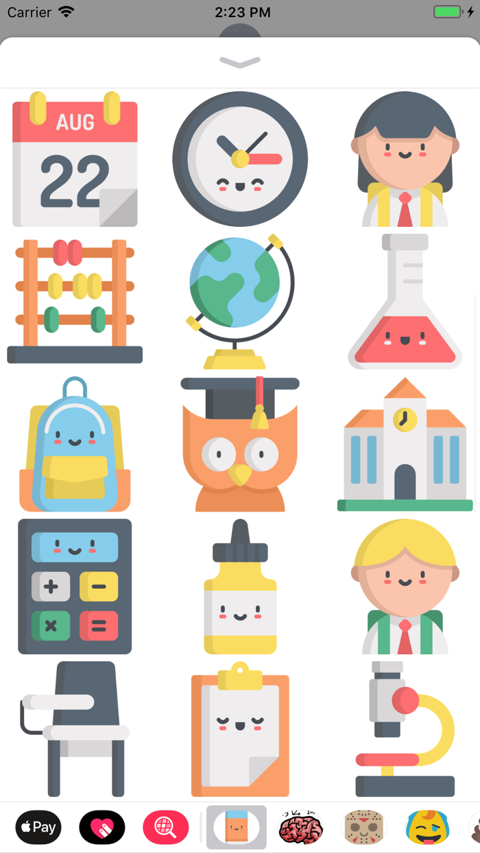 Cute Back To School Stickers