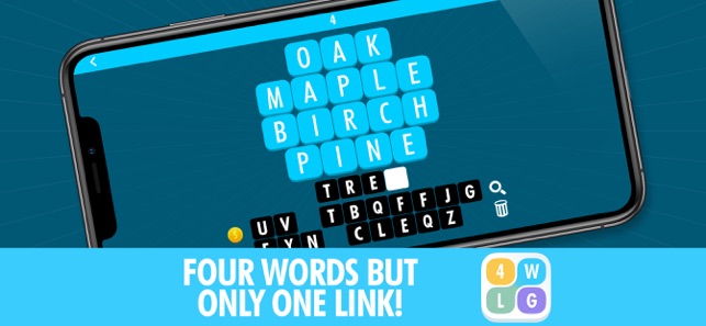 Four Word Link Game