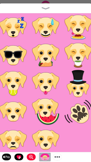 Cream Labrador Emoji(圖1)-速報App