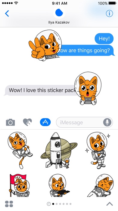 Cosmo Cat Stickers screenshot 4