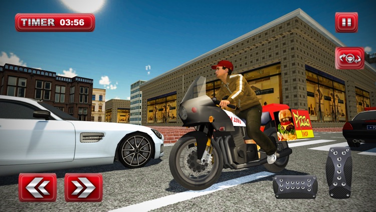 Pizza Delivery Bike Rider Game