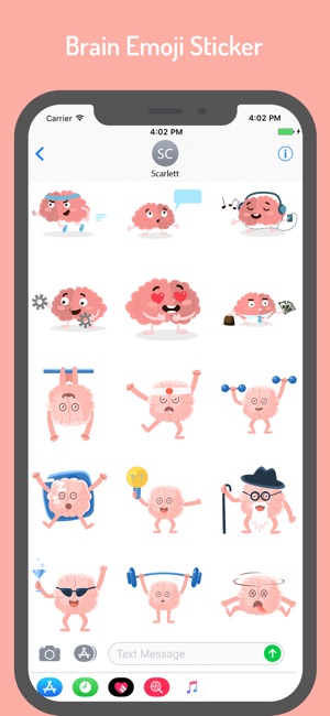 Brain Stickers for iMessage(圖2)-速報App