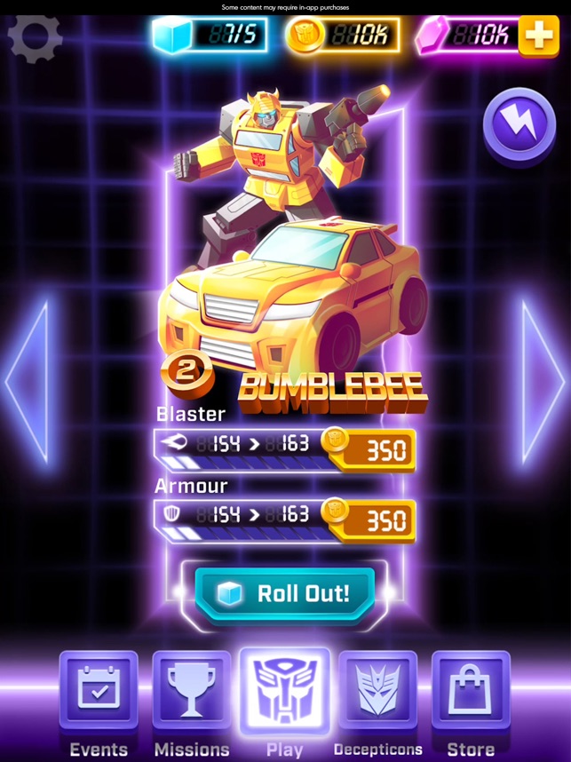 Transformers News: New Bumblebee Overdrive Game Now Available for IOS
