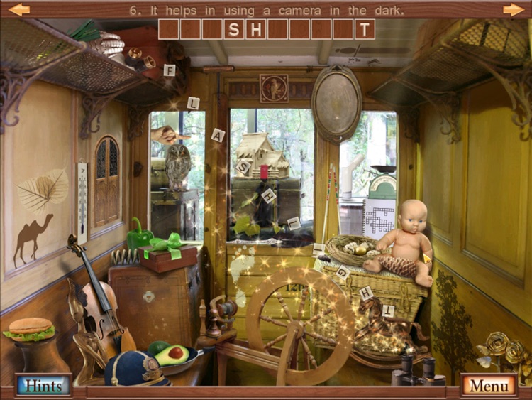 Hidden Object Crosswords HD screenshot-3