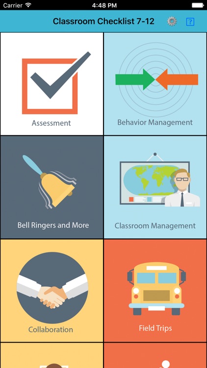 Classroom Checklist 7-12
