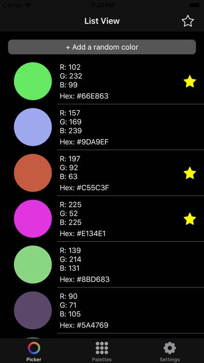 Hex Color Codes