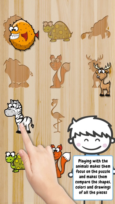 Animal Wooden Puzzle Blocks screenshot 3