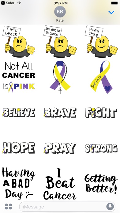 Bladder Cancer Stickers screenshot 3