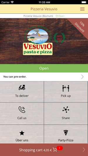 Pizza Vesuvio