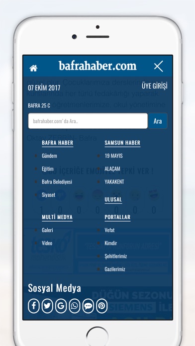 Bafra Haber screenshot 2