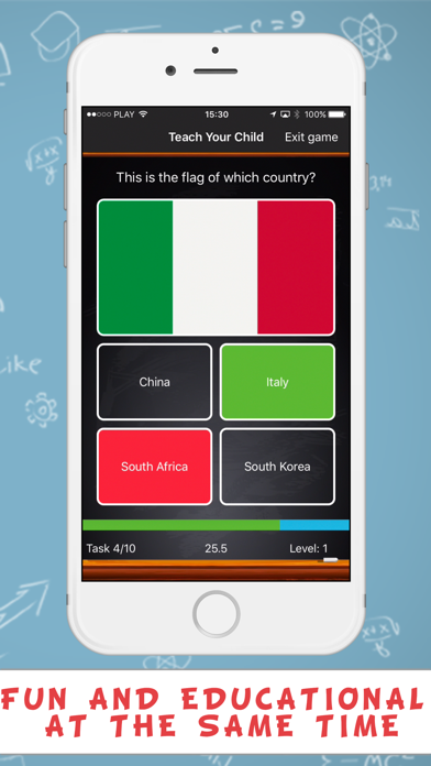 Teach Your Child Quiz - Flags screenshot 2