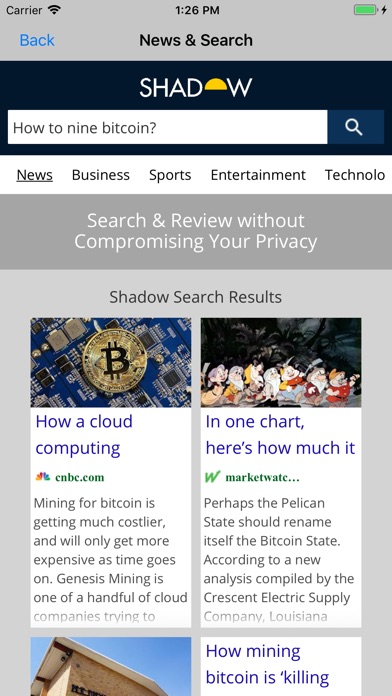 News & Search - by Shadow screenshot 3
