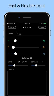 Imágen 3 Macro Tracker - Keto Diet App iphone