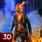 Fire Skull Superhero City Sim