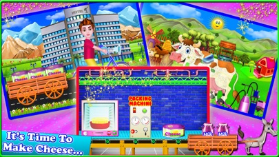 Dairy Cow milk Factory game screenshot 4