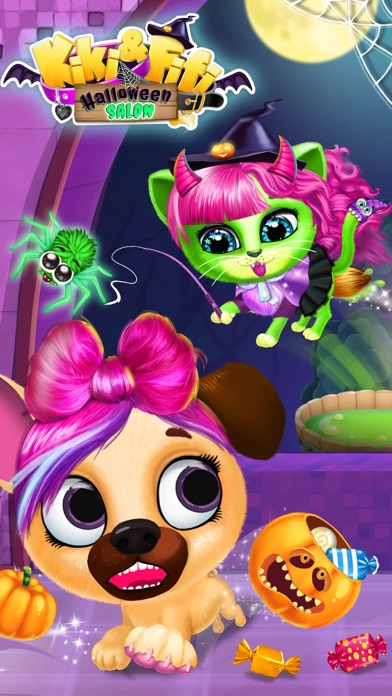 Kiki & Fifi Halloween Makeover screenshot 3