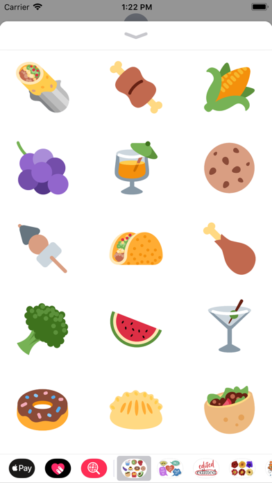 100 Food Stickers screenshot 3