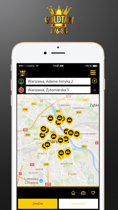 Gold Taxi Warszawa screenshot 2