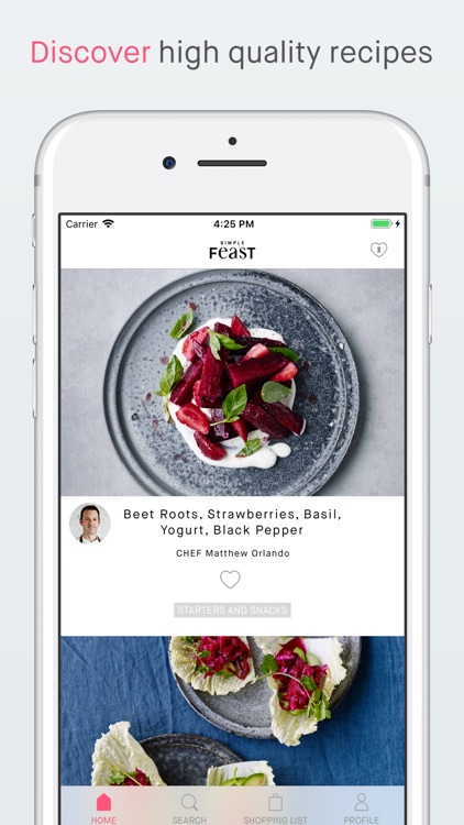 Simple Feast Recipes screenshot-0