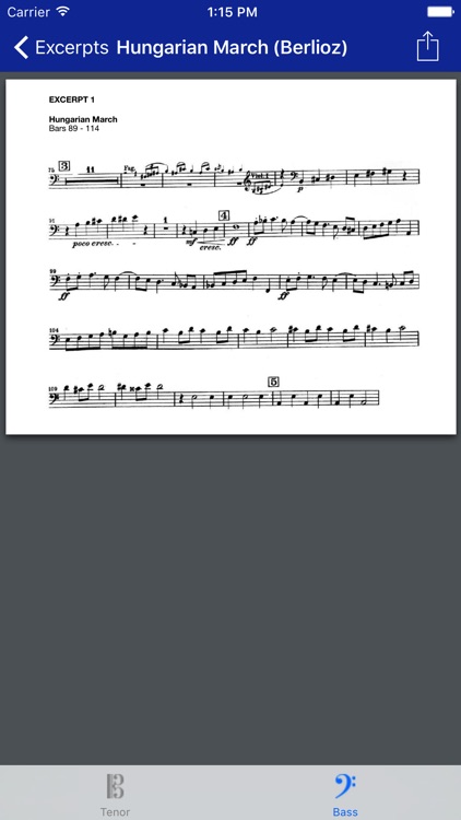 Trombone Excerpts