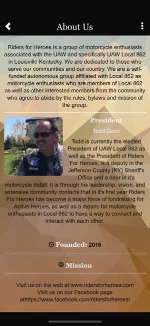 UAW862 Riders For Heroes(圖2)-速報App