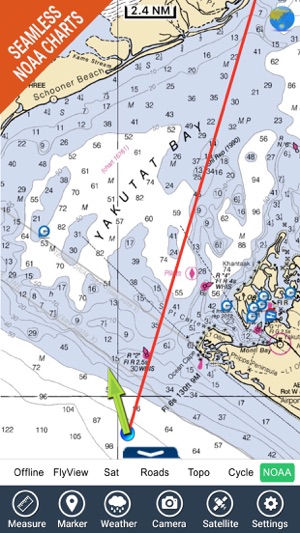 Marine Alaska S. E. GPS Charts