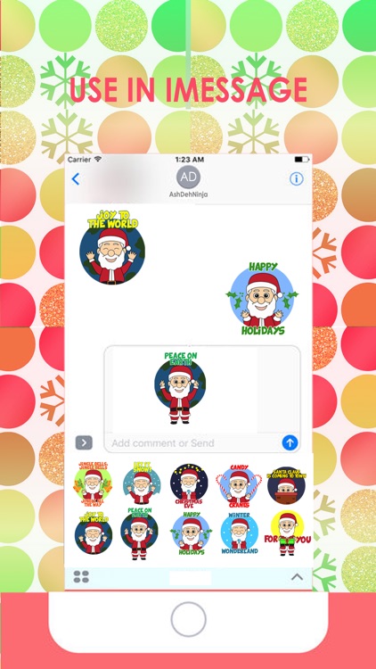 ChristmasMOJI Holiday Stickers