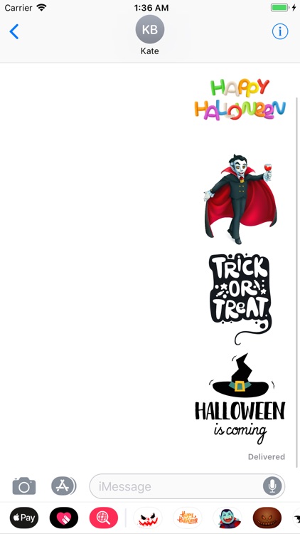 Happy Halloween Grisly Sticker