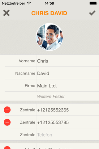 Contaqs - The Contact Manager screenshot 2