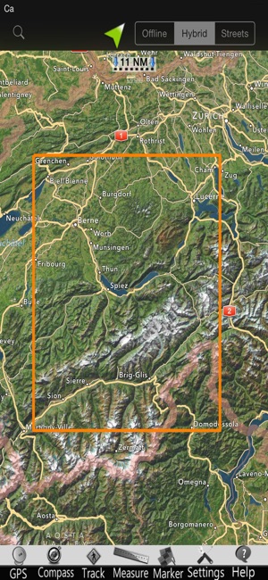 Thun - Brienz Lakes GPS Charts(圖5)-速報App