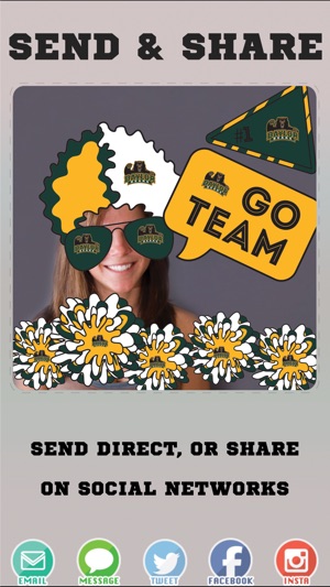 Baylor Bears Selfie Stickers(圖4)-速報App