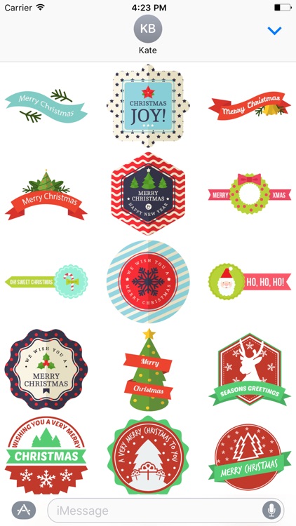 Christmas & New Year Badges